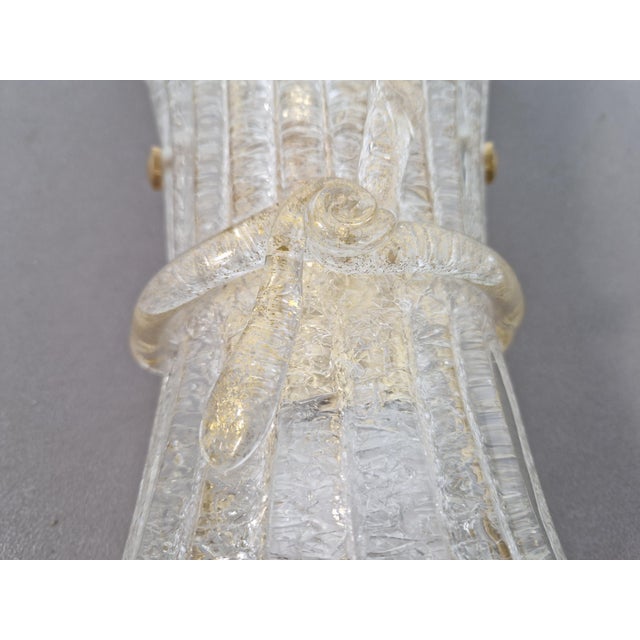 Vintage Granite Murano Glass Wall Sconce, 1980s For Sale - Image 6 of 13