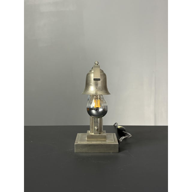 Art Deco Dutch Nickel Desk Lamp, 1930s For Sale - Image 17 of 18