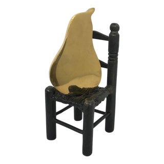 Italian Bronze Abstract Sculpture by Concetto Pozzati, 1989 For Sale