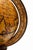 Vintage Italian Decorative Desktop Globe with Fiammato Wood Base, 1970s For Sale - Image 4 of 9