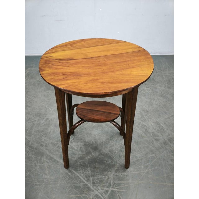 No. 207 Bentwood Oval Table by Mazowia for Thonet, Poland, 1910s For Sale - Image 10 of 14