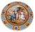 An exceptional pair of 19th century Royal Vienna porcelain cabinet plates, each finely hand-painted with classical...