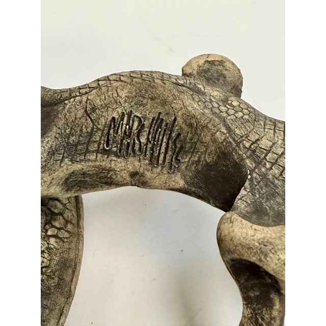 Vintage Richard Marshall Stoneware Flying Woo Creature 1981 For Sale - Image 13 of 13