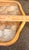 Mid 20th Century Capiz Shell Rattan Serving Tray With Handles, Made in Philippines, 20 Inch Coastal Boho Decorative Tray For Sale - Image 4 of 8