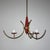 Metal Mid-Century Chandelier from Stilnovo, Italy, 1940s-1950s For Sale - Image 7 of 18