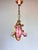 ⁠1970s Vintage Italian Pink Murano Ruffled Glass and Ceramic Rose Chandelier⁠ For Sale - Image 11 of 17