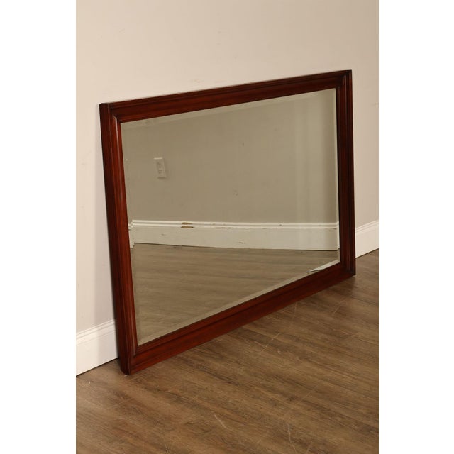 Henkel Harris Late 20th Century Henkel Harris Traditional Cherry Dresser Mirror For Sale - Image 4 of 18