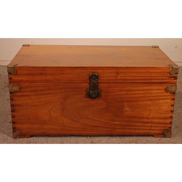 Camphor Wood Campaign Chest For Sale - Image 15 of 15