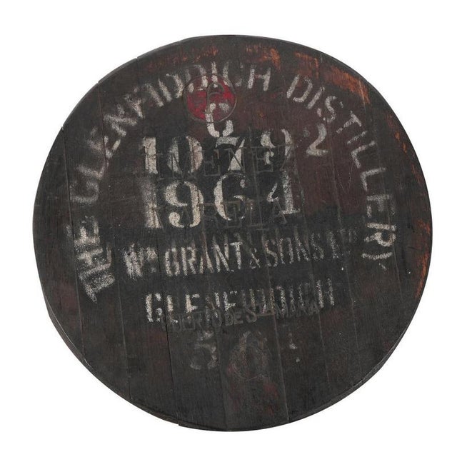 Macallan Whisky Barrel Head Wall Decoration For Sale - Image 6 of 6
