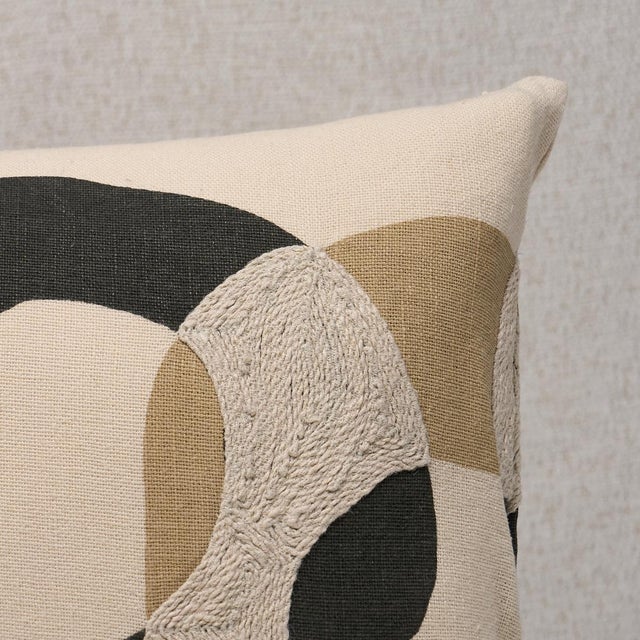 2020s Schumacher Conrad 30" Lumbar Pillow In Dune For Sale - Image 5 of 5