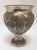 Anglo-Raj Style Silvered Footed Vase For Sale In Palm Springs - Image 6 of 13