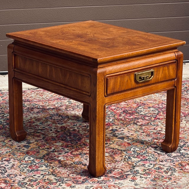 Vintage Thomasville Mystique Side Table With Drawer Chairish