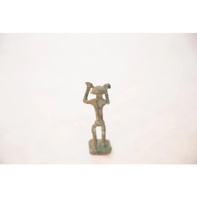 :: Vintage handmade oxidized copper man eating. Circa mid 20th century and possibly older, this piece has such incredible...