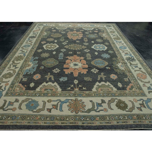 Turkish Oushak Rug 9'3" x 12'3" #17183 Explore a curated collection of hallway runners, wool rugs, and handmade...