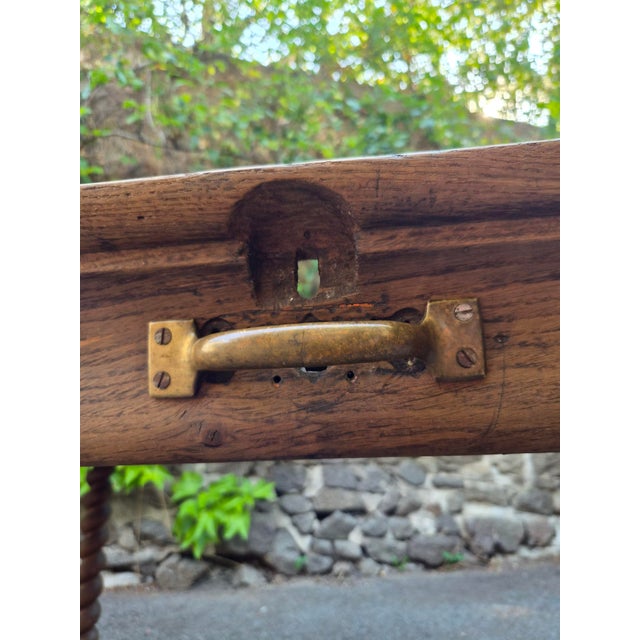 Antique French Oak Drapers Table, 1800s For Sale - Image 14 of 18