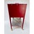 Metal Vintage Red Steel Shop Cart With Hand-Ground Metal Surfaces For Sale - Image 7 of 16