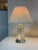 Gold Crystal Clear Industries Double Light Table Lamps, Pair For Sale - Image 8 of 12