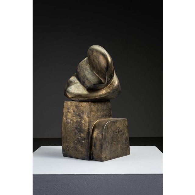 Cor Dam, Abstract Sculpture, Clay For Sale - Image 3 of 16