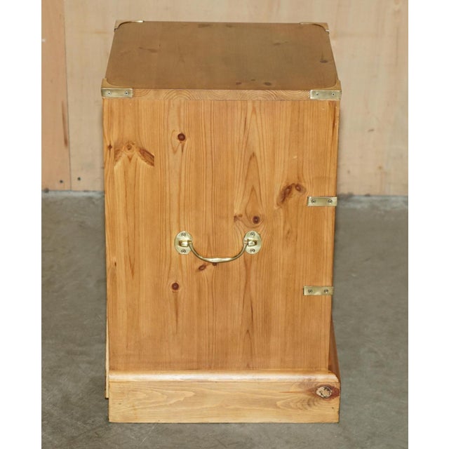 Vintage English Pine Chests of Drawers and Side Tables, Set of 3 For Sale - Image 17 of 18