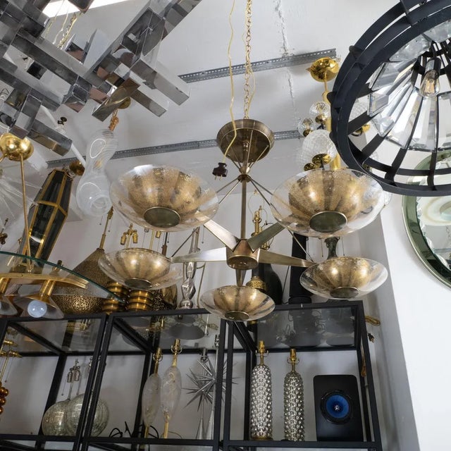 Lightolier Starburst Chandelier by Gerald Thurston for Lightolier For Sale - Image 4 of 9