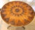 Traditional 1970s Baker Stately Homes Collection Parquetry Tripod Accent Table For Sale - Image 3 of 14