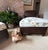 A Pair of Custom Lounge Chairs and Ottomans by Mark Hampton for Hickory Chair Upholstered in Colefax & Fowler For Sale - Image 9 of 18