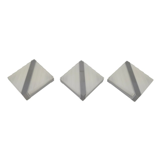 Vintage Wall Lamps from Fratelli Martini, Italy, 1980, Set of 3 For Sale