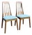 1990s Mid Century Modern Danish Teak Dining Chairs For Sale