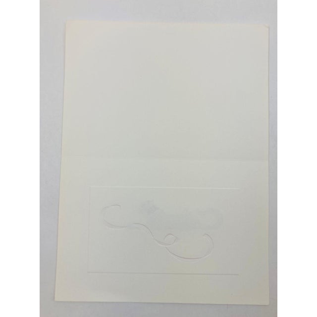 Paper Cartier Iconic Panther Design Card and Envelope Set Luxury Season's Greetings For Sale - Image 7 of 10