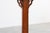 Wood Art Deco Oak Pedestal with Pierced Brackets and Cross Base, Belgium, 1920s For Sale - Image 7 of 16