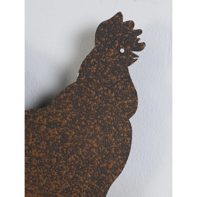 Brown American Made Rooster Sconces - a Pair For Sale - Image 8 of 13