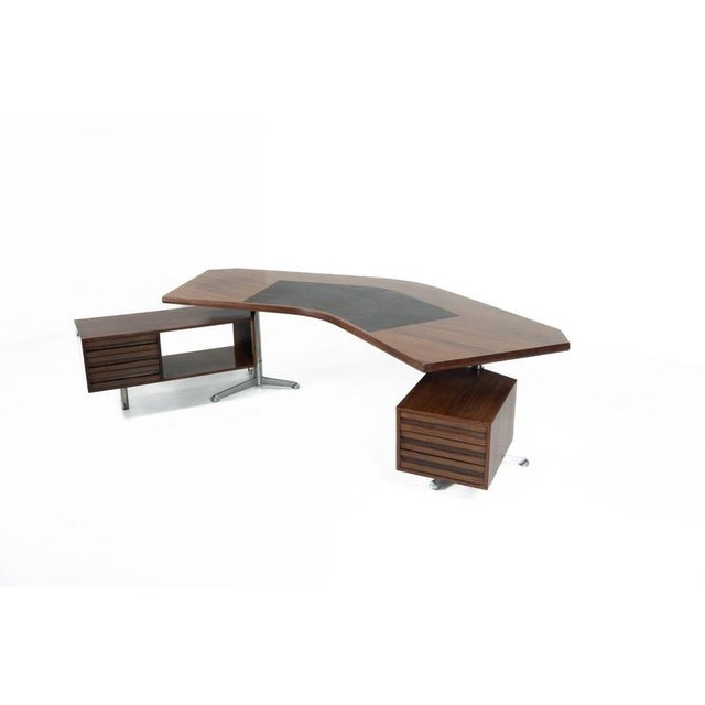 T96 Boomerang Desk by Osvaldo Borsani for Tecno, Italy, 1956 For Sale - Image 17 of 18