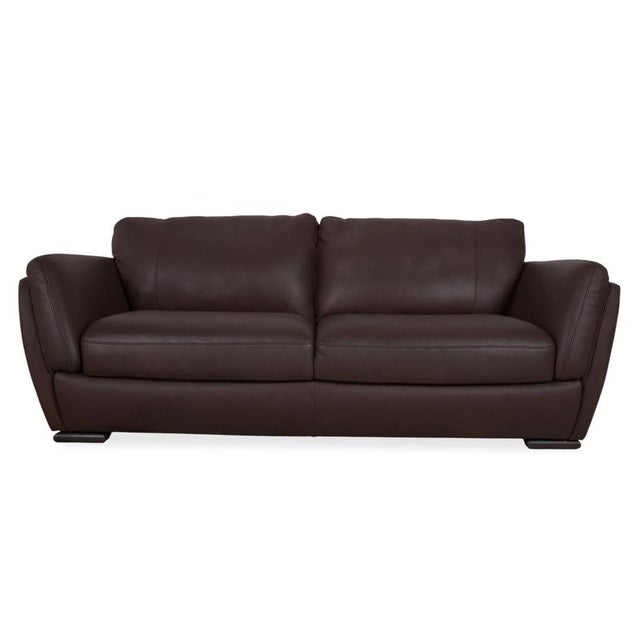 A399 3-Seater, 2-Seater and Lounge Chair in Dark Brown Leather from Natuzzi Editions, Set of 3 For Sale - Image 5 of 18