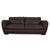A399 3-Seater, 2-Seater and Lounge Chair in Dark Brown Leather from Natuzzi Editions, Set of 3 For Sale - Image 5 of 18