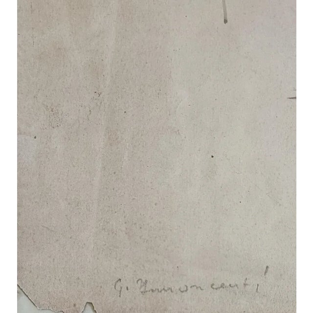 Modern Guglielmo Innocenti, Etude pour scène de théâtre au piano, Crayon & Watercolor on Paper For Sale - Image 3 of 10