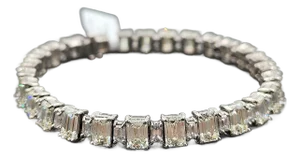 17.55 Ct Emerald Cut & Baguette Bracelet