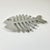 Metal 1980s Vintage Coastal Boho Chic Trompe L’Oeil Style Aluminum Fish Trivet For Sale - Image 7 of 13
