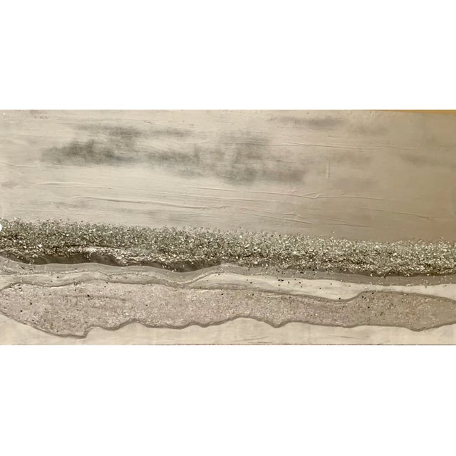 Experience the mesmerizing allure of this original painting, where abstract art and resin craftsmanship unite to create a...