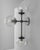 Armstrong Triple Sconce For Sale - Image 10 of 12