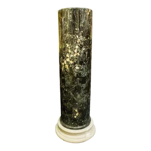 Antique Italian Neoclassical Faux Marble Pedestal