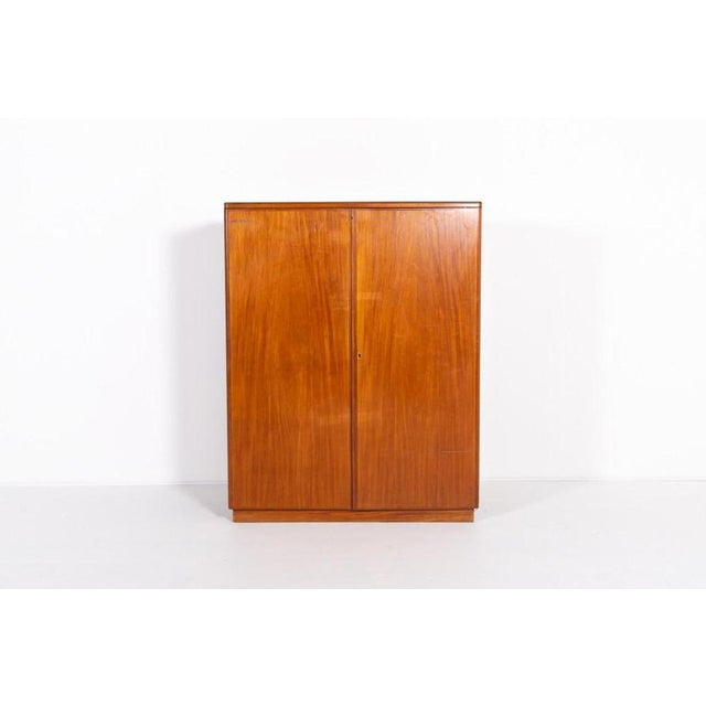 Brown Danish Modern Archive Cabinet, 1960s For Sale - Image 8 of 9