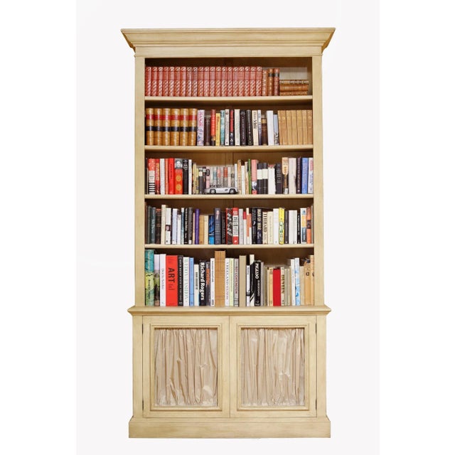 1990s Traditional Wooden Bookcases With Lower a Pair Chairish