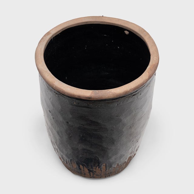 Chinese Chinese Drip Glaze Pickling Jar, C. 1890 For Sale - Image 3 of 6