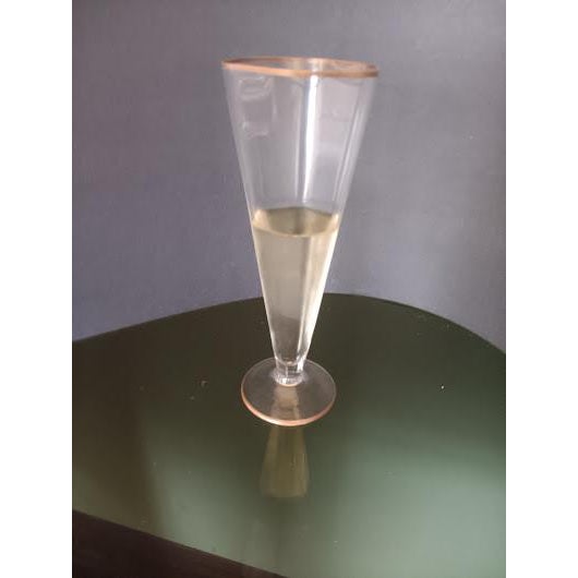 Part of a collection of classic octagonal glassware by reknown Murano glassblower of Murano, Italy originally presented in...