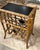 Japonisme French Aesthetic Movement Japonisme Burnt Bamboo & Black Lacquer Side Table For Sale - Image 3 of 11