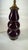 Late 20th Century Lamp Eggplant Color Castilian Ceramic & Bronze With Original Finial For Sale - Image 12 of 12