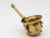 This early 20th-century mortar and pestle is made of brass with an honest patina. Both the mortar and pestle are...