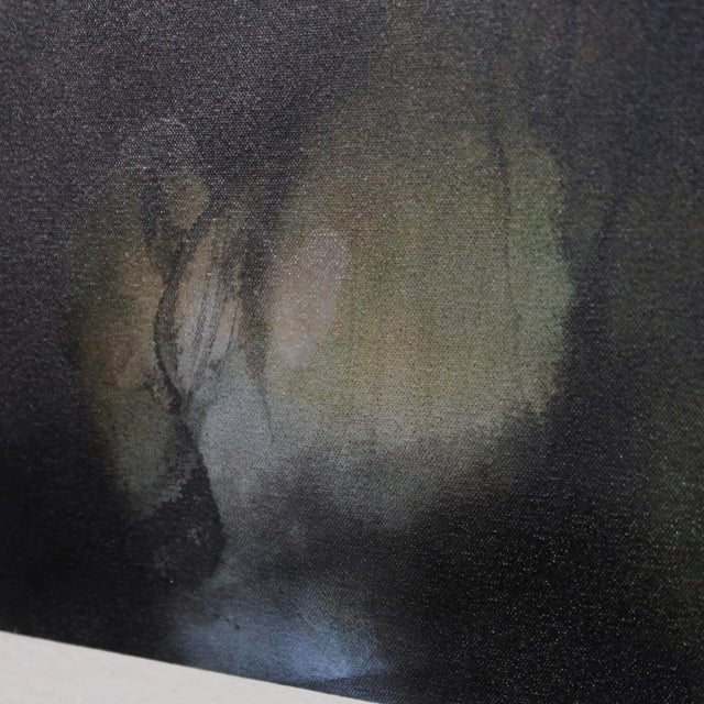 Original Diptych Pair of Abstract Celestial Night Sky Paintings on Canvas by Artist Casey R Klein For Sale - Image 12 of 18