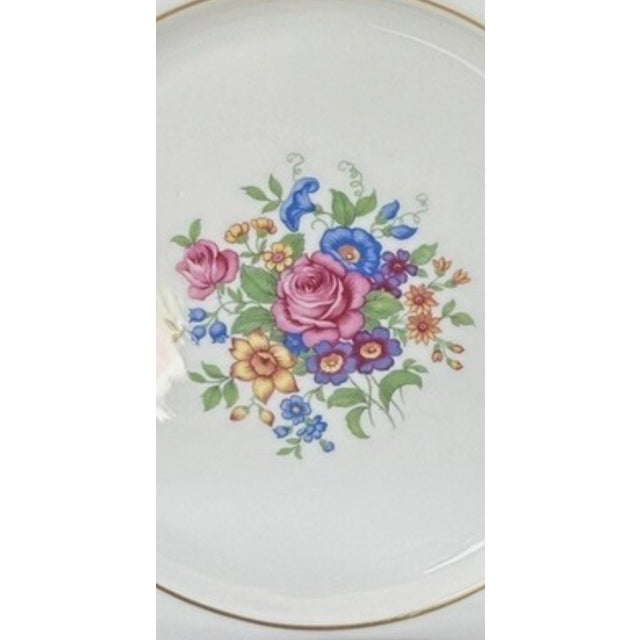 Lenox 1930s Set of Six Lenox Rose New Vintage Dishes For Sale - Image 4 of 12