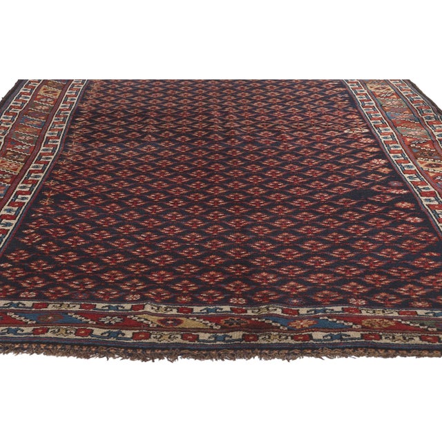 Early 20th Century Antique Caucasian Lori Kurdish Rug 04'08 X 10'05 For Sale - Image 4 of 9
